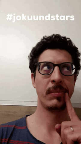 jokuundstars thinking nachdenken joku jokuundstars GIF