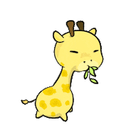 Hungry Giraffe Sticker