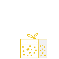 Merry Christmas And Happy New Year Party Sticker by Fox & Co Design