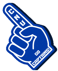 Foam Finger Sticker by Christopher Newport University