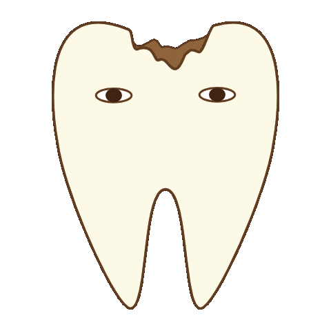 dental_sozai giphyupload sweat tooth 汗 Sticker
