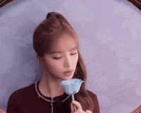 Blue Valentine Flower GIF