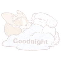 ryansylvia night sleep goodnight corgi Sticker