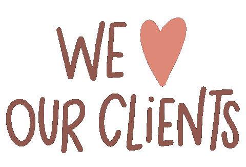 We Love Our Clients Sticker by AG!