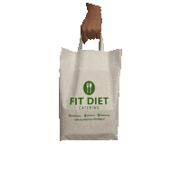 paperbag fitdiet Sticker