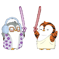 Fight Fighting Sticker by Pudgy Penguins
