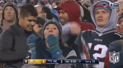 new england patriots nfl fans GIF by NFL