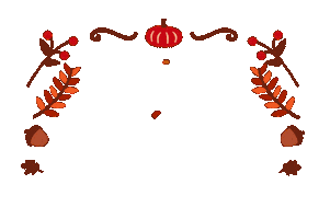 Autumn Thanksgiving Sticker by Jessica Lau