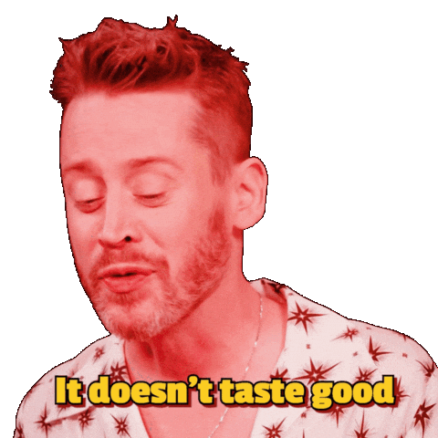 Tastes Bad Macaulay Culkin Sticker by First We Feast