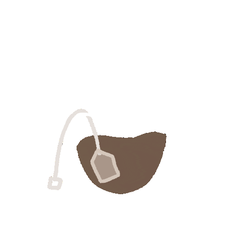 Tea Time Vintage Sticker