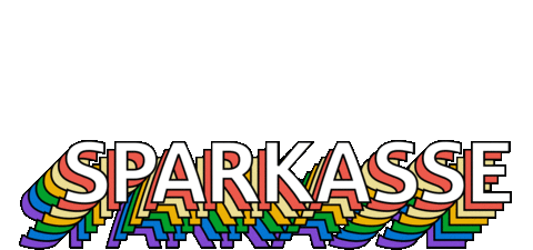 Rainbow Love Sticker by Sparkasse