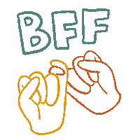 masdoodlee hand friend doodle friendship Sticker