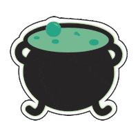 Halloween Witch Sticker
