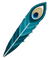 Feather Rhodes Sticker by rodostango