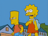 looking bart simpson GIF