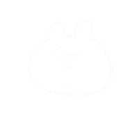 うさぎ 白 Sticker