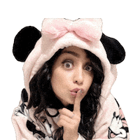 Be Quiet Funny Face Sticker by Global Tara Entertainment