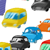 Angry Traffic Jam Sticker by BigBrains