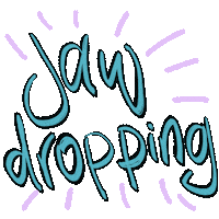 Jaw Dropping Wow Sticker