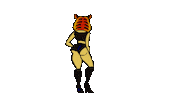 Tiger Girl Animation Sticker by HEY BEAUTIFUL JERK