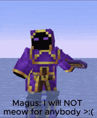 sawtumafiward minecraft meow null magus GIF
