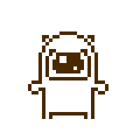 Angry Pixel Sticker