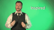 inspired sign language GIF by Sign with Robert