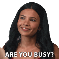 Are You Busy Got A Second Sticker by NETFLIX