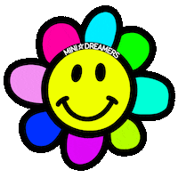 Happy Flower Sticker by Mini Dreamers