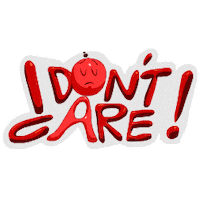 Sticker Who Cares Sticker by Afternoon films