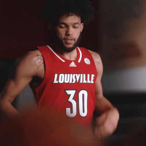 College Basketball Sport GIF by Louisville Cardinals