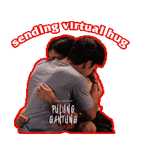 Sending Virtual Hug Sticker by CINEVERSE.ID