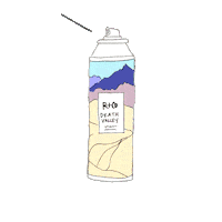 death valley hair Sticker