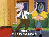 hey arnold nick splat GIF