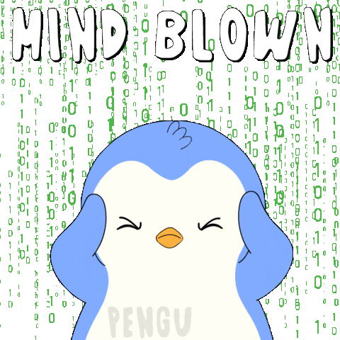Stressed Penguin Sticker by Pudgy Penguins
