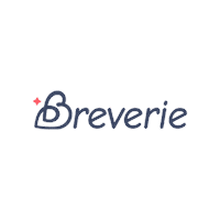 Breverie happy logo blue star Sticker
