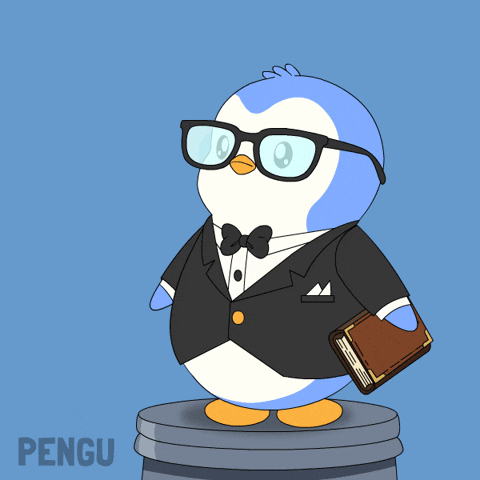 6 7 Penguin GIF by Pudgy Penguins
