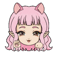 kyaro_art cottoncandy watame kyarö kyaroart Sticker