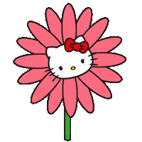SanrioLicense pink flower flowers valentine Sticker