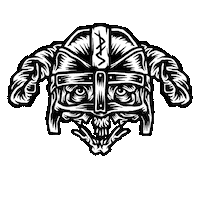 Skull Viking Sticker