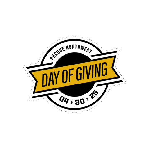 Purdue University Day Of Giving Sticker by Purdue Northwest