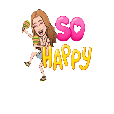 by_pattryflor feliz alegria danca uhul Sticker