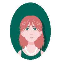 Pink Hair Sticker by WeTheCoolStudio