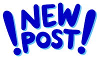 NexidiaSrl new blue white post Sticker