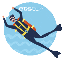 Sea Ocean Sticker by Etstur