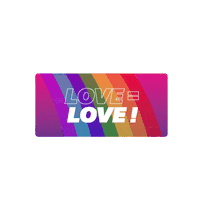 Gay Pride Love Sticker by FunX
