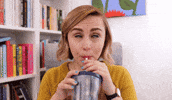 Drink Eye Roll GIF by HannahWitton
