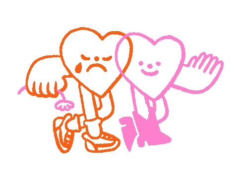 Animation Love Sticker