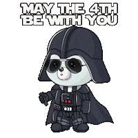 May The Fourth Be With You Star Wars Sticker by PandaPals