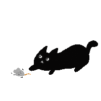 Cat Mouse Sticker